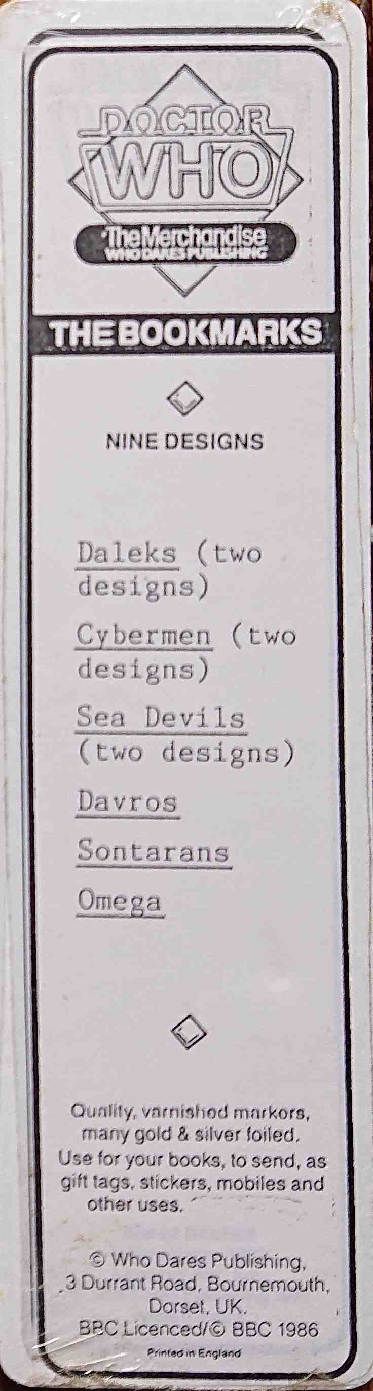 Back cover of B-DW